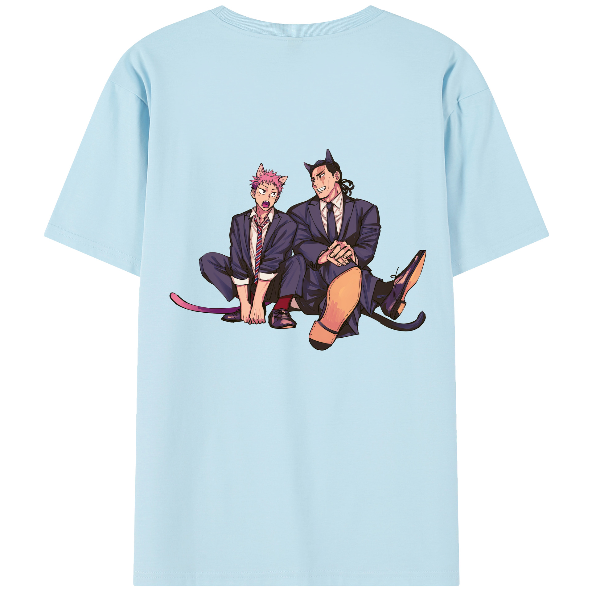 （画像用） 呪術廻戦 Jujutsu Kaisen 綿100％半袖Tシャツ（背面プリント）